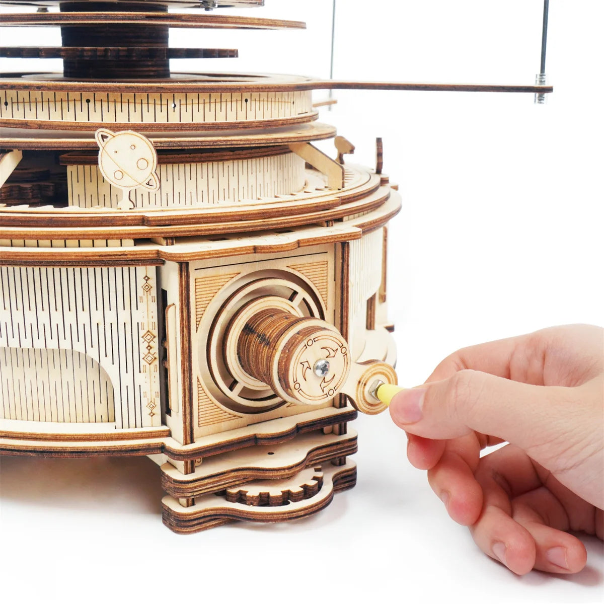 Rotatable Mechanical Orrery - Zephyr