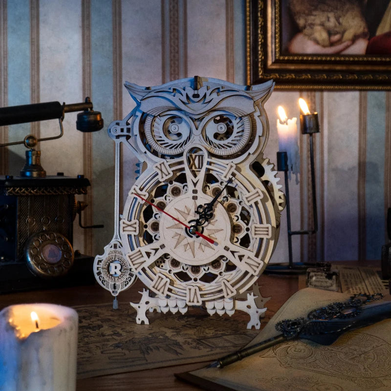 Owl Clock - Zephyr