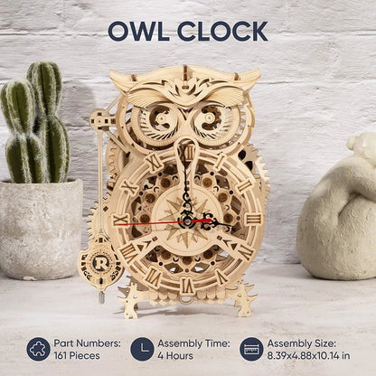 Owl Clock - Zephyr