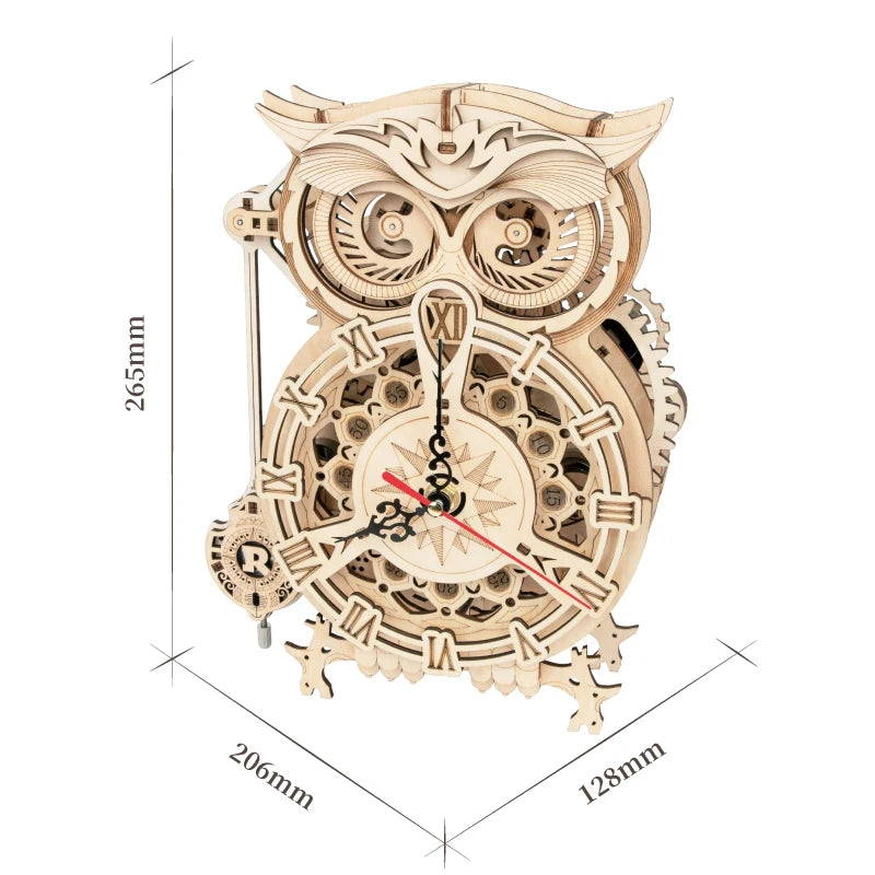 Owl Clock - Zephyr