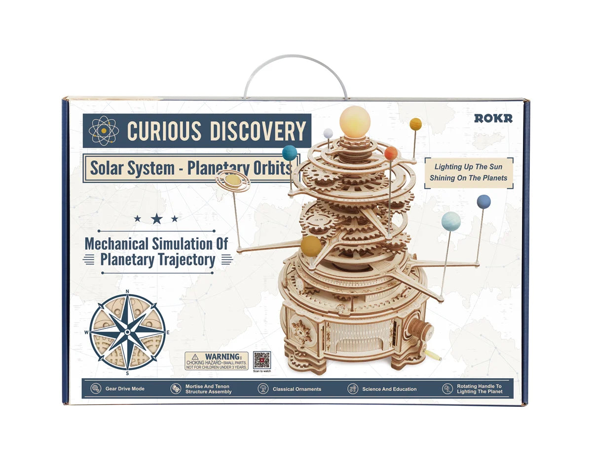 Rotatable Mechanical Orrery - Zephyr