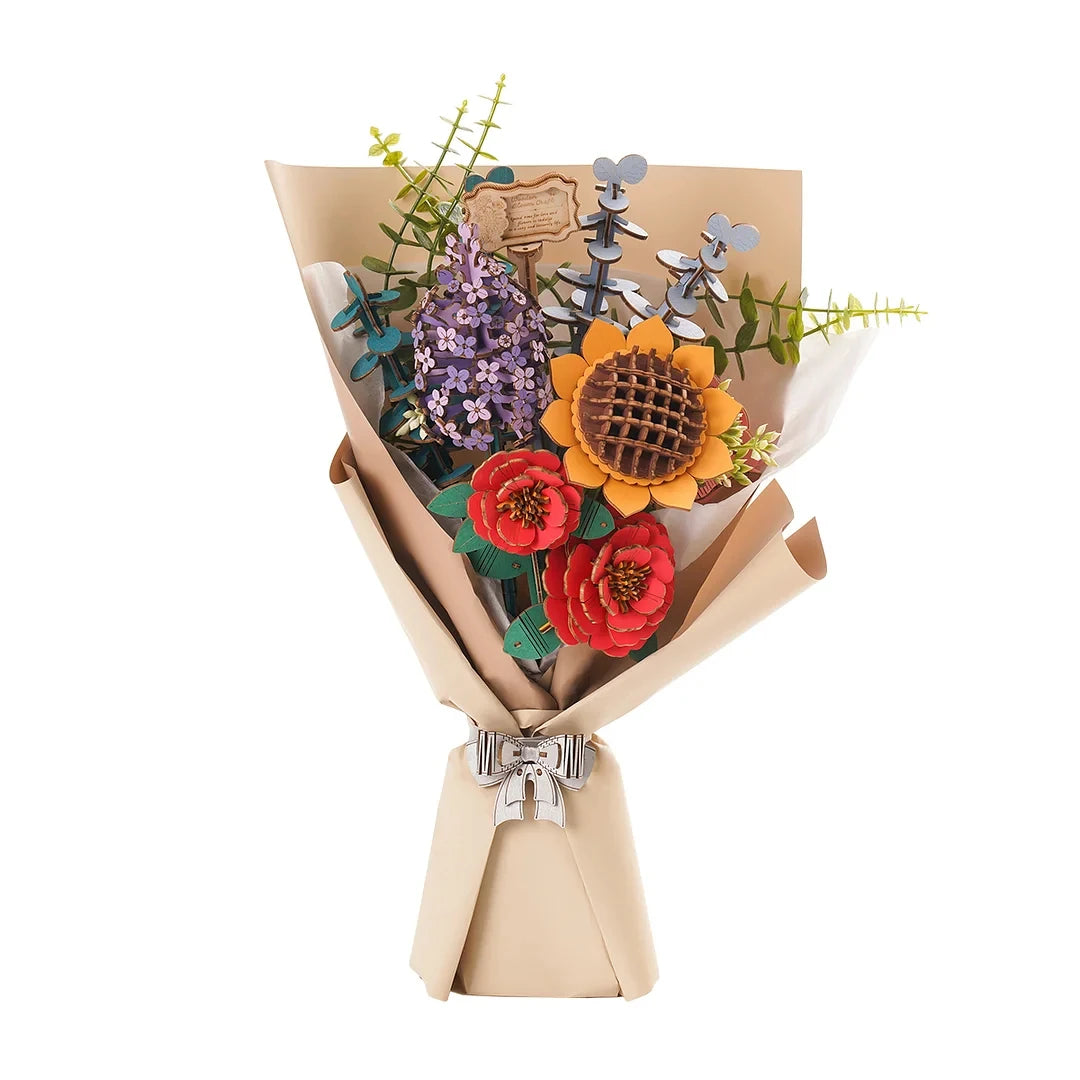 Wooden Flower Bouquet - Zephyr