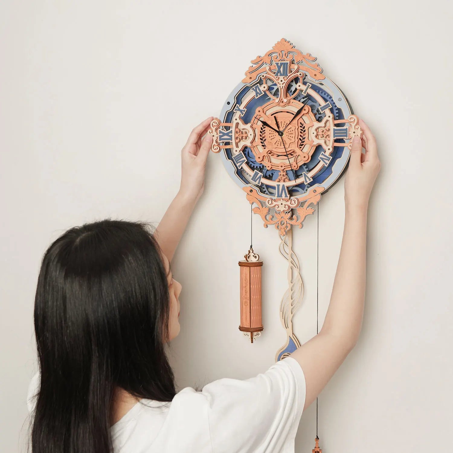 Romantic Notes Wall Clock - Zephyr